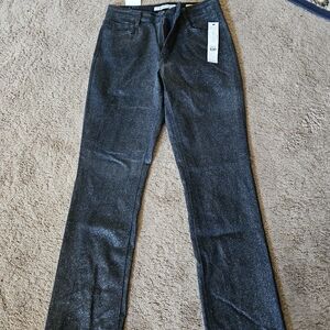 Jones New York Women's Sparkle Black Jeans